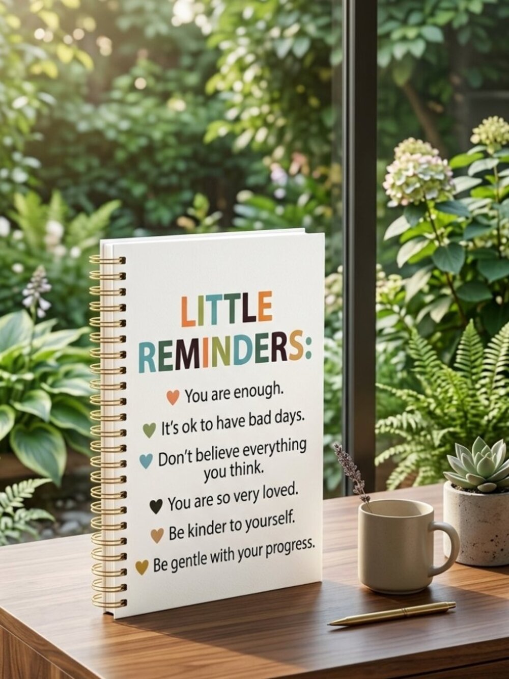 Little Reminders Inspirational Spiral Journal (5.5" x 8.3")